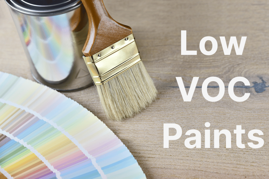 Low-VOC painting for health-safe environments